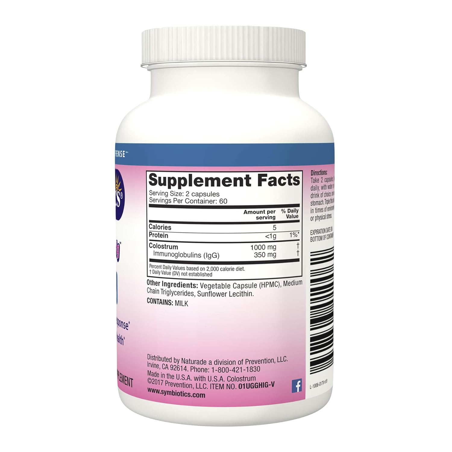 SYMBIOTICS COLOSTRUM 40% HIGH-IG CAP