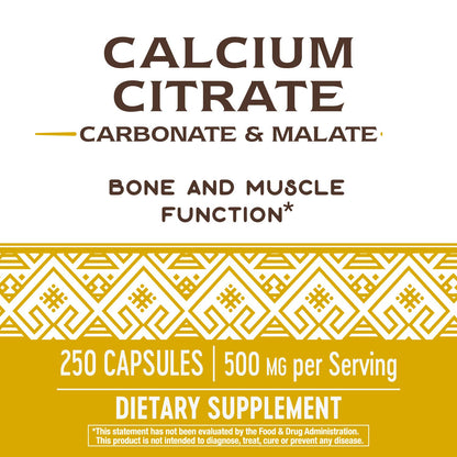 NATURES CALCIUM CITRATE TB 60CPLT