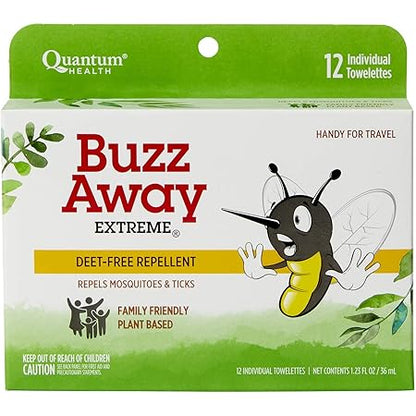 QUANTUM HEALTH BUZZ AWAY TOWELETTES
