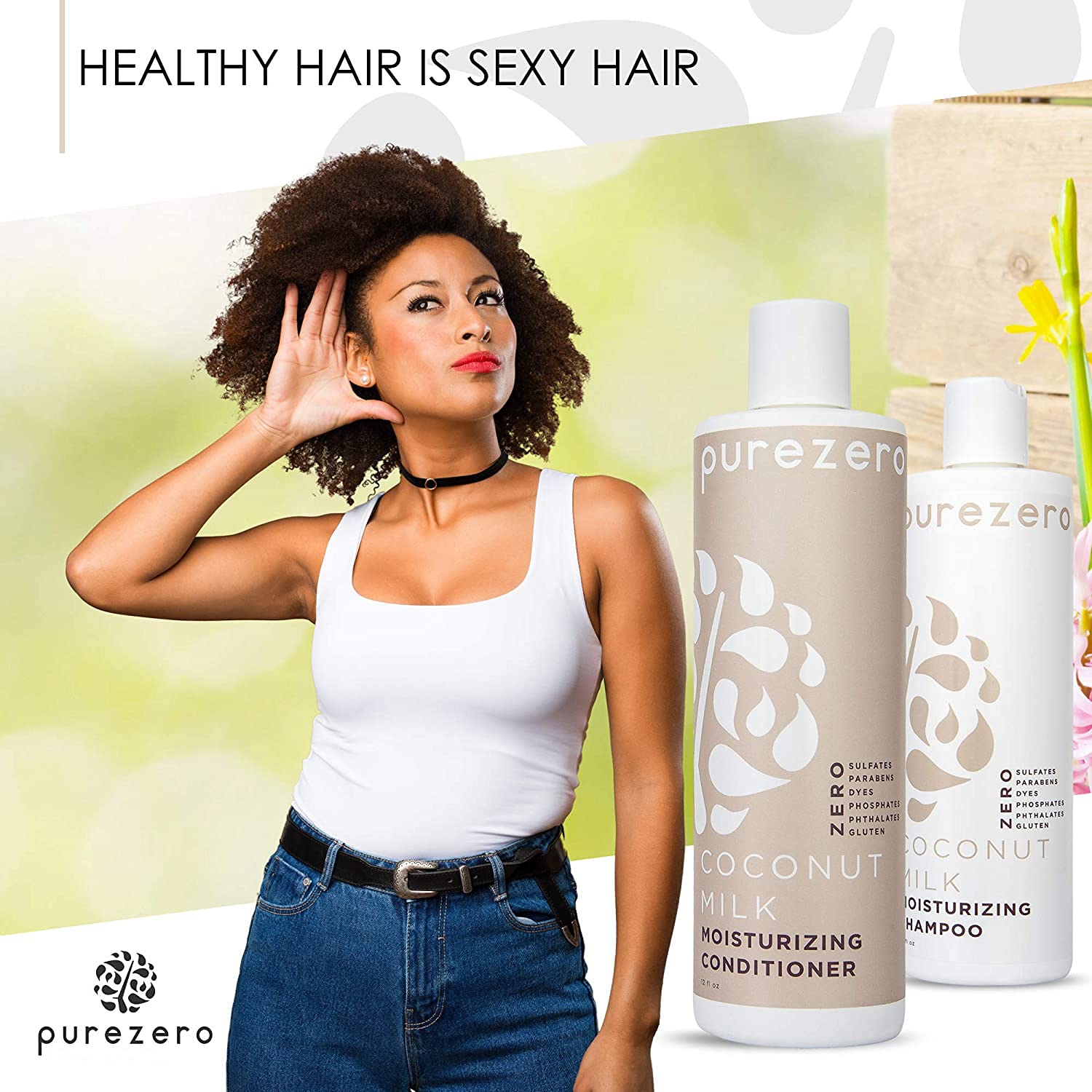 PUREO NATURACOIL SHAMPOO     8Z