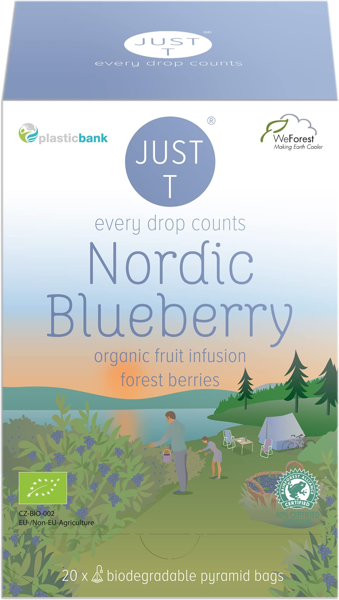 HERB TEA,TRUE BLUEBERRY