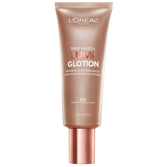 L'ORÉAL PARIS True Match Lumi Glotion Natural Glow Enhancer, 902 Light Glow, 1.35 fl oz