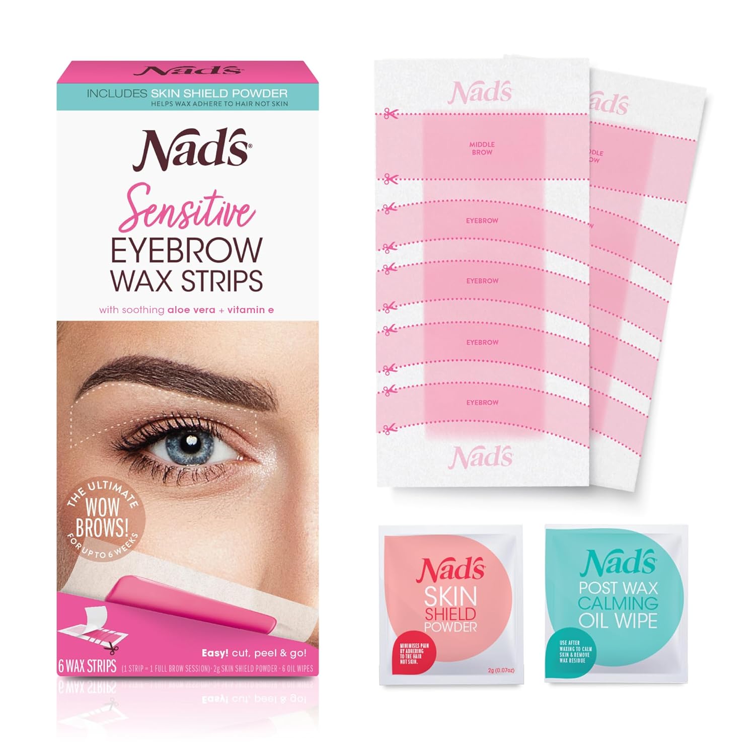 NADS EYEBROW WAX SI 6 SNST