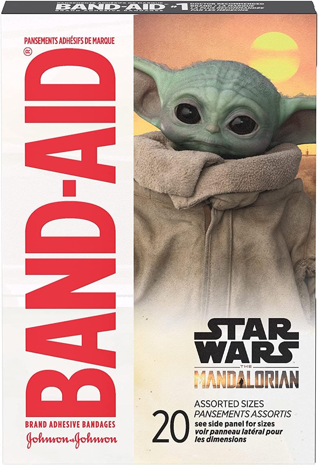 BAND AID KID STARWARS ASST 20CT