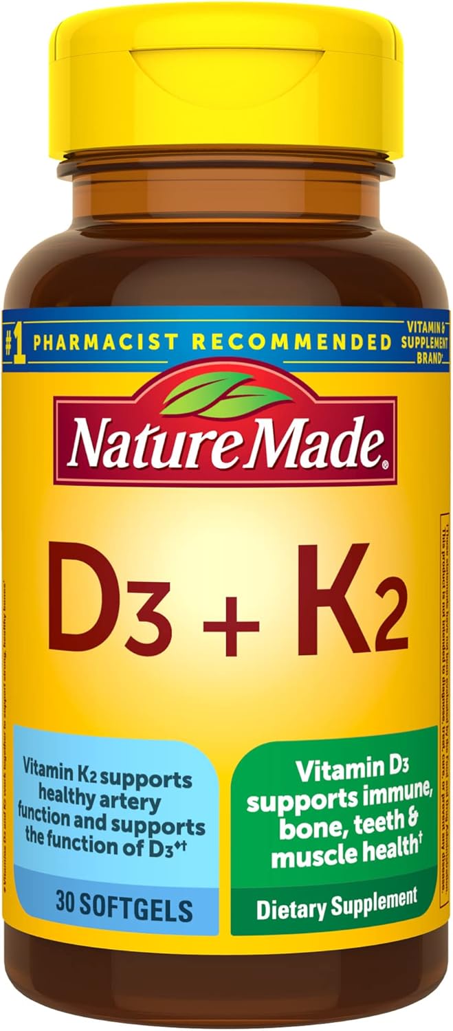VITAMIN D3 + K2 GMY 50 NAT MADE