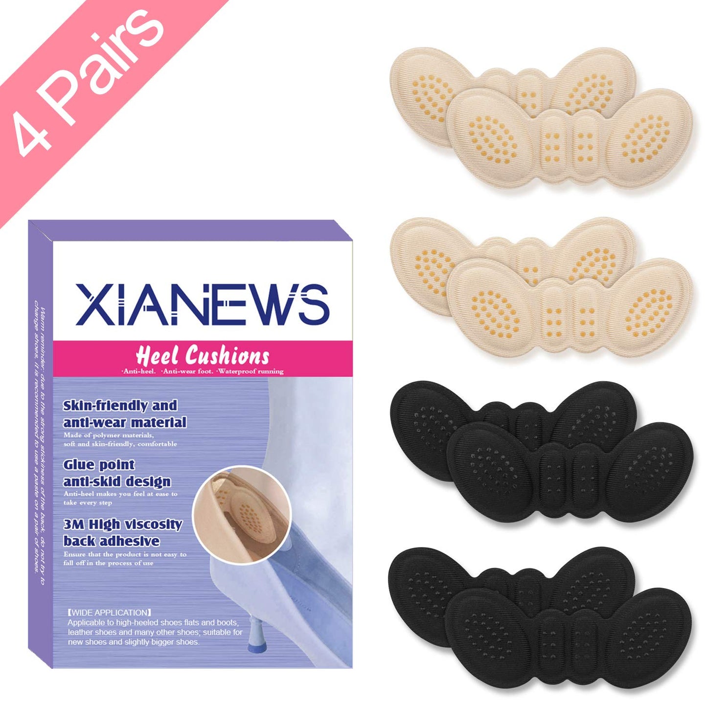 HEEL CUSHION PADS GL 2EA MEDIUM