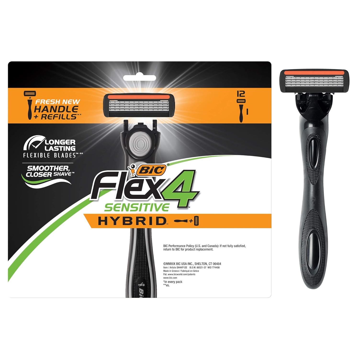 BIC FLEX 4 RAZOR 3CT