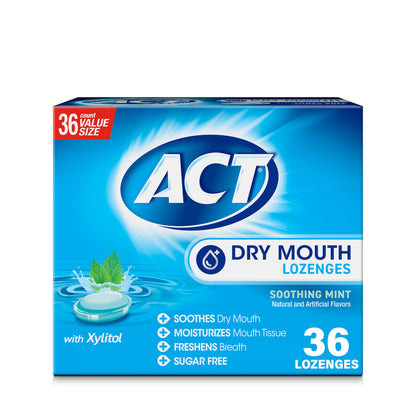 ACT DRY MOUTH LZ 36 MINT XYLTL