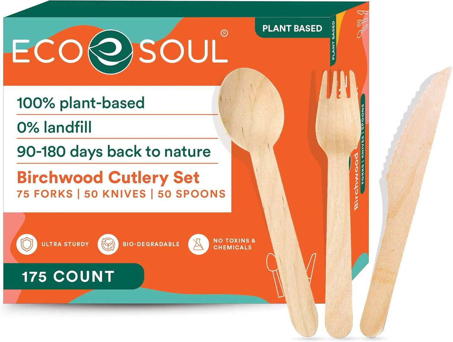 ECO SOUL CUTLERY SET,COMPOSTABLE