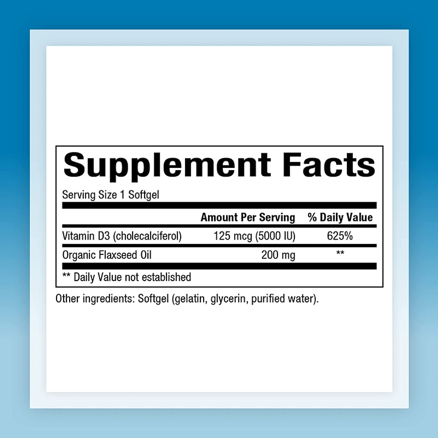 VITAMIN D3 125 MCG TABLET 60CT WINDML