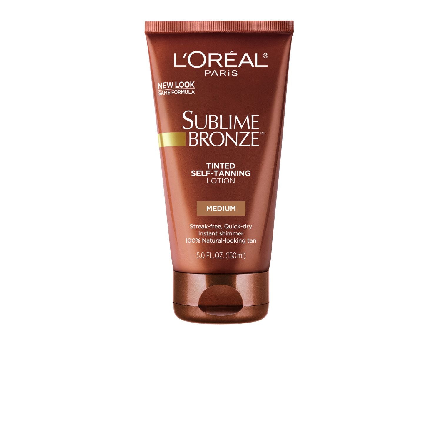 L'ORÉAL PARIS Sublime Bronze Tinted Self-Tanning Lotion, Medium Natural Tan, 5 fl. oz.