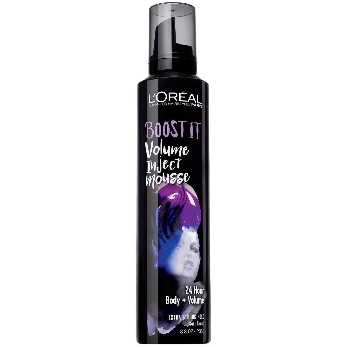 L'ORÉAL PARIS Hair Care Advanced Hairstyle Boost It Volume Inject Mousse, 8.3 fl. oz.