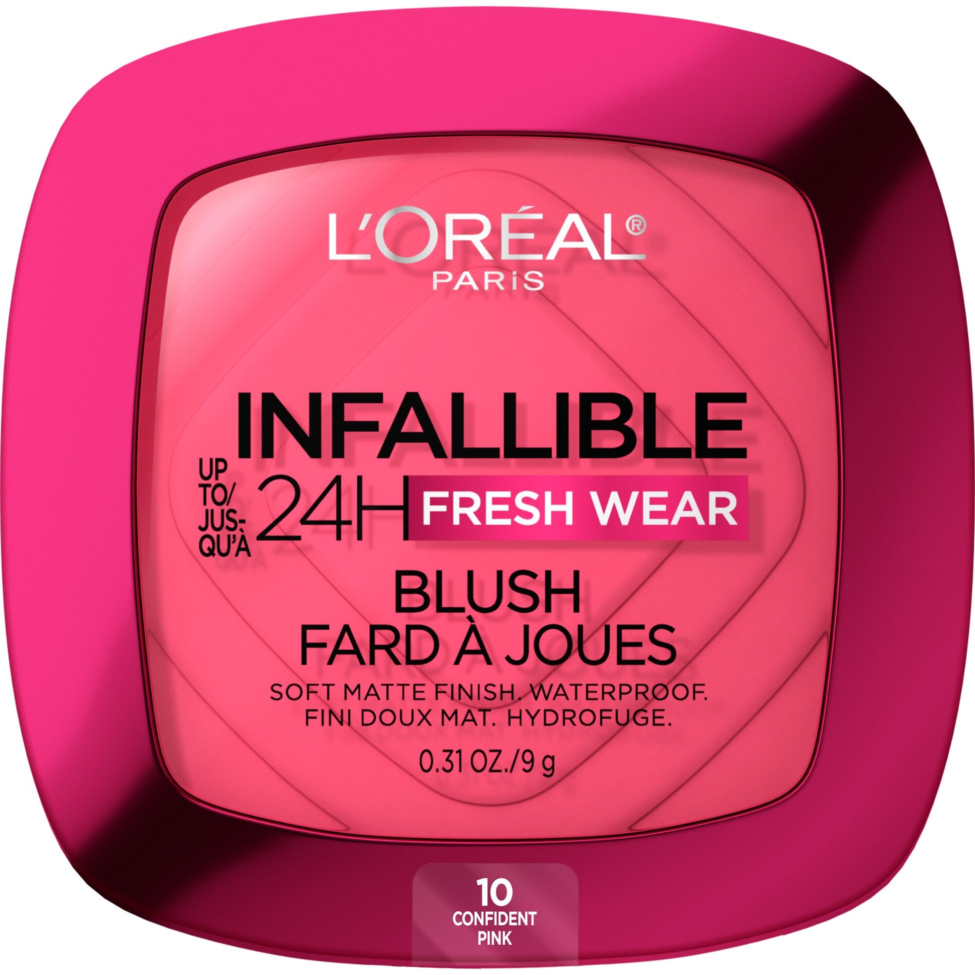L'ORÉAL PARIS Infallible Up to 24H Fresh Wear Soft Matte Blush, 020 Daring Rosewood, 0.31 oz