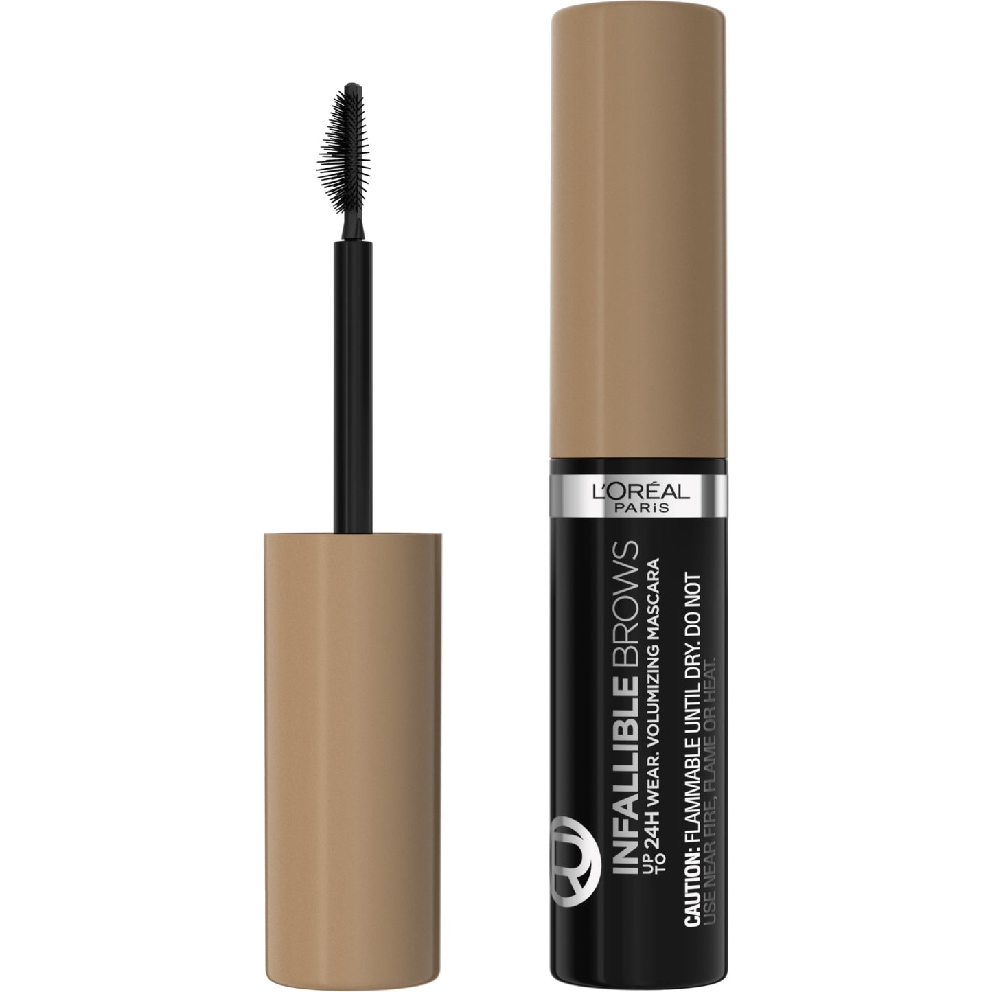 L'ORÉAL PARIS Infallible Volumizing 24H Wear Brow Mascara, 008 Light Blonde, 0.13 fl oz