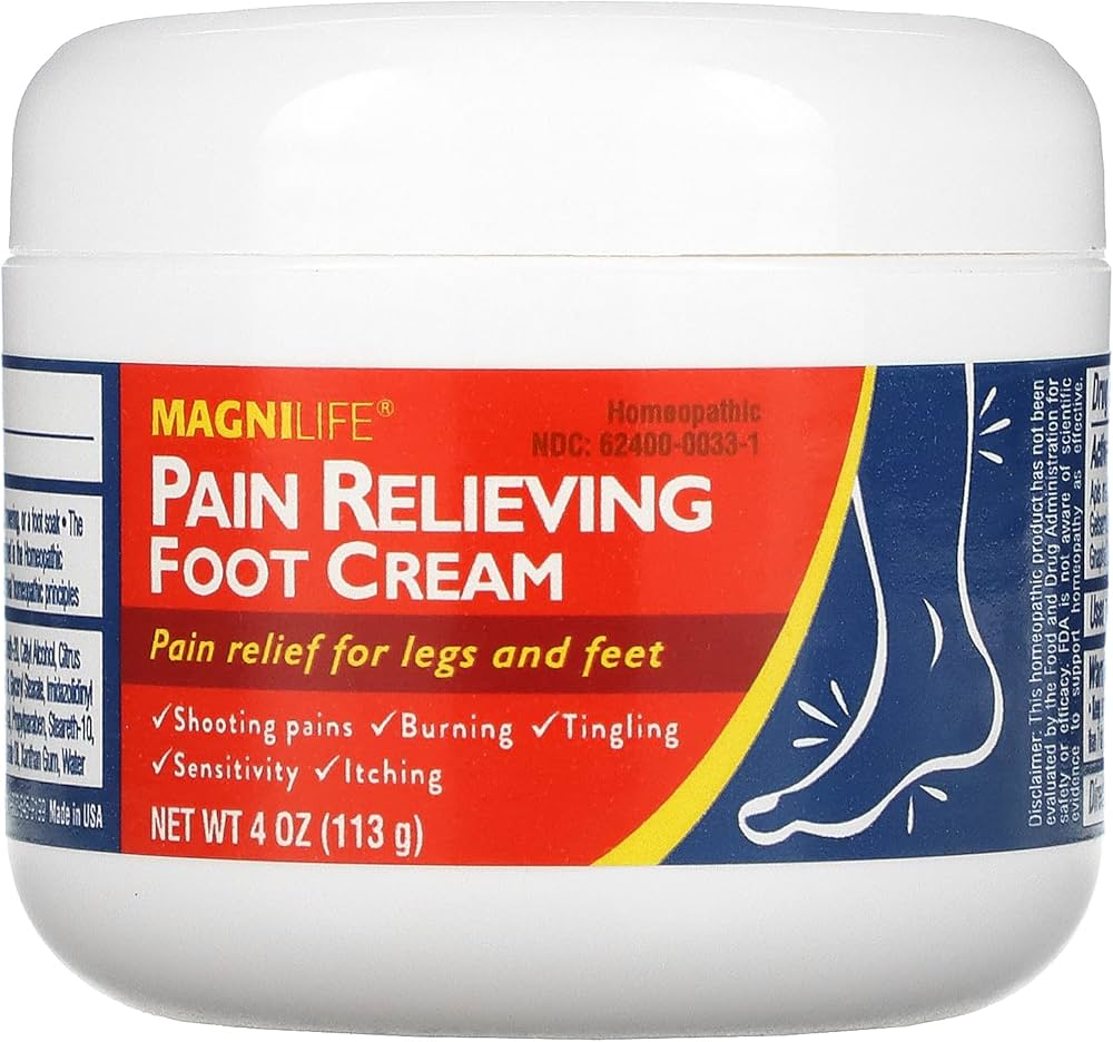 MAGNILIFE DIABETIC PAIN FOOT CREAM 4OZ