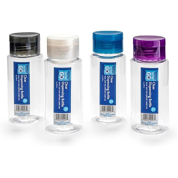 Sprayco On-the-Go Clear Dispensing 3 Oz Bottle 1 ea