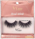 Kiss Vluxe Real Mink Lashes Champagne Pink