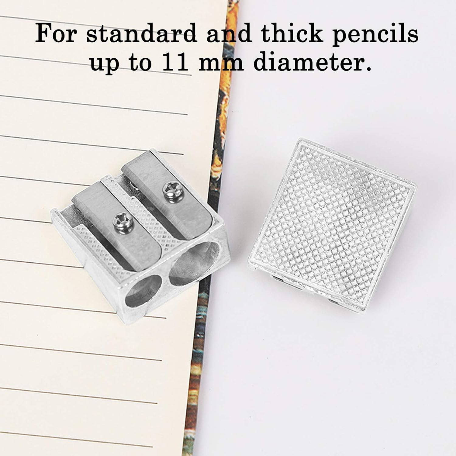CLi Two-Hole Pencil Sharpener - Metal