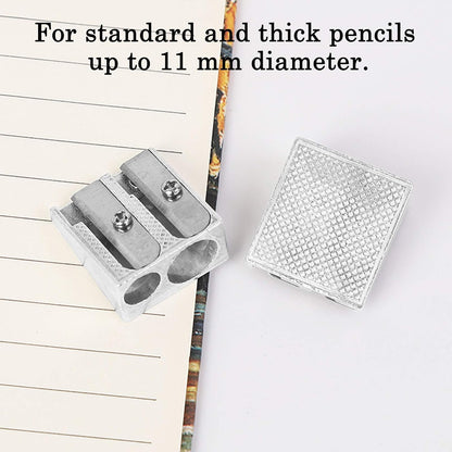CLi Two-Hole Pencil Sharpener - Metal