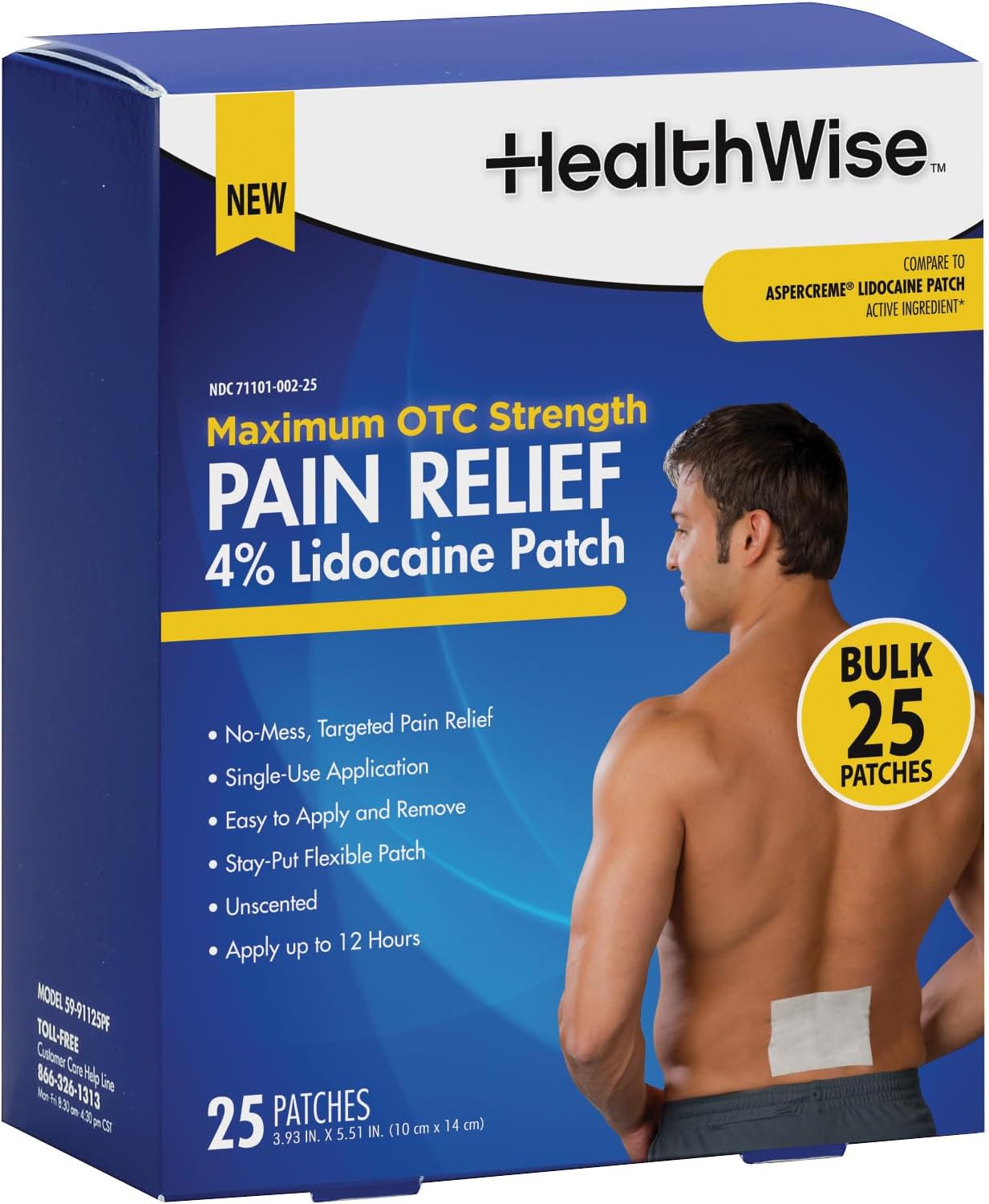 LIDOCAINE 4% PAT 100