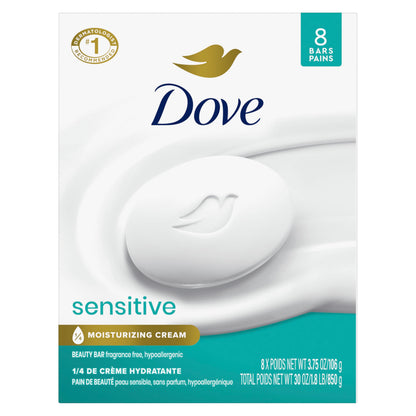 DOVE SENSITIVE SKIN BAR 2X3.75OZ