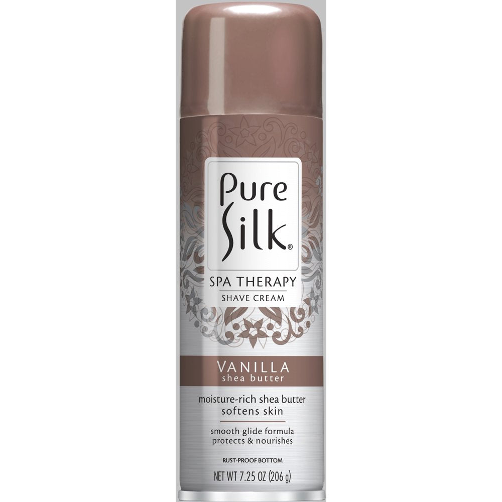 Pure Silk Shave Cream Vanilla And Shea Butter 7.25oz