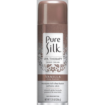 Pure Silk Shave Cream Vanilla And Shea Butter 7.25oz