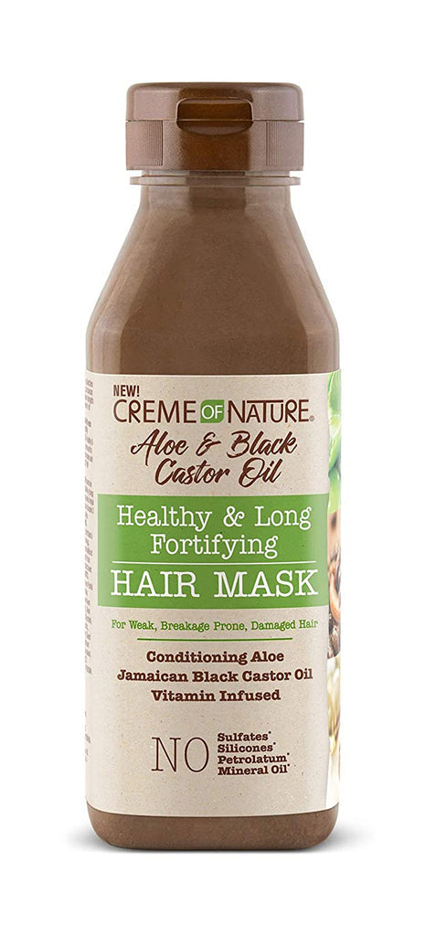 Creme Of Nature Aloe + Black Castor Oil Overnt Treat 4.7oz