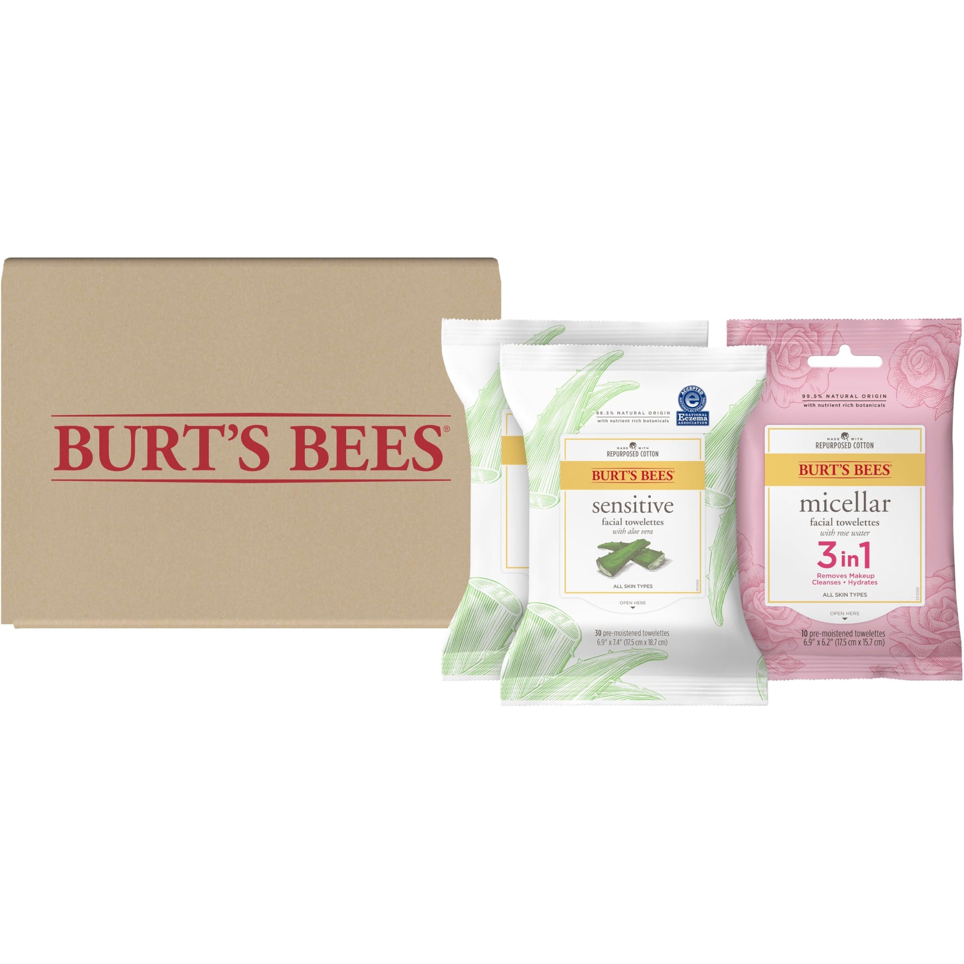 BURT'S BEES FACIAL TOWELET MICELLAR 30CT