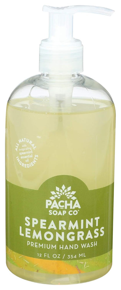 PACHA SOAP CO FOAMING HAND SOAP, SPEARMINT LEMONGRASS 12 FL OZ