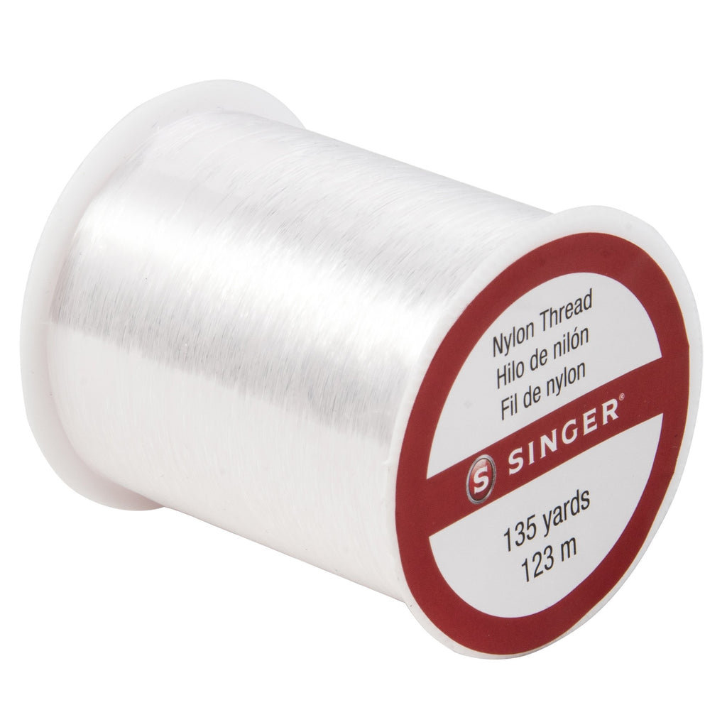 SINGER Nylon Thread Spool, 135 yds, 100% Nylon