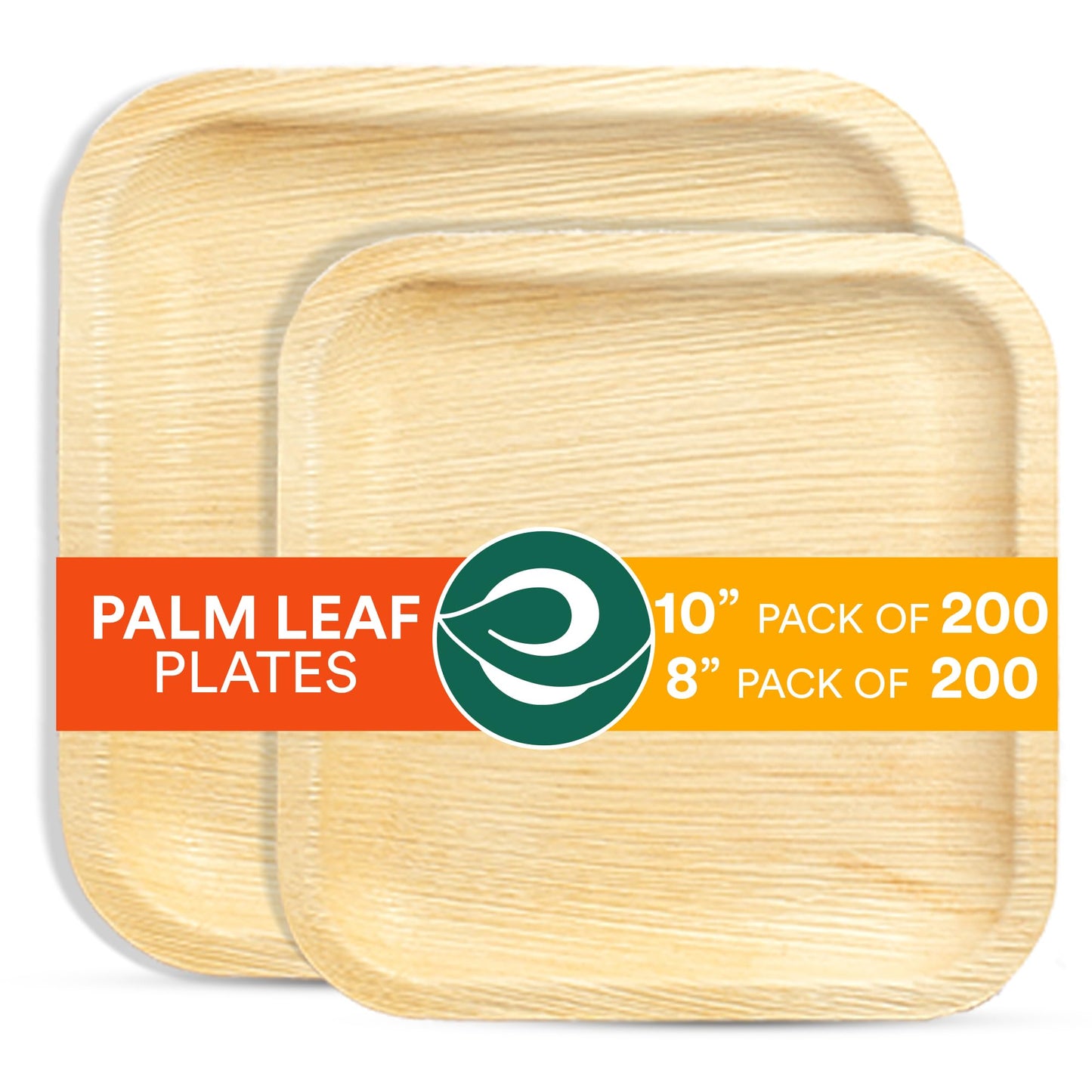 ECO SOUL PALM LEAF PLATES,10 IN.