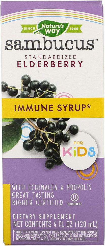 NATURE'S WAY SAMBUCUS SYRUP,OG2,KIDS