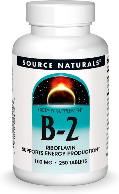 VIT B2 100MG TABLET 100CT NAT BLEND