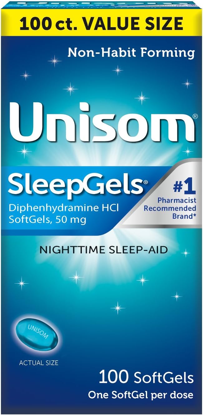 UNISOM DL SLEEPGEL 32CT 6PC GF PW CHUTE