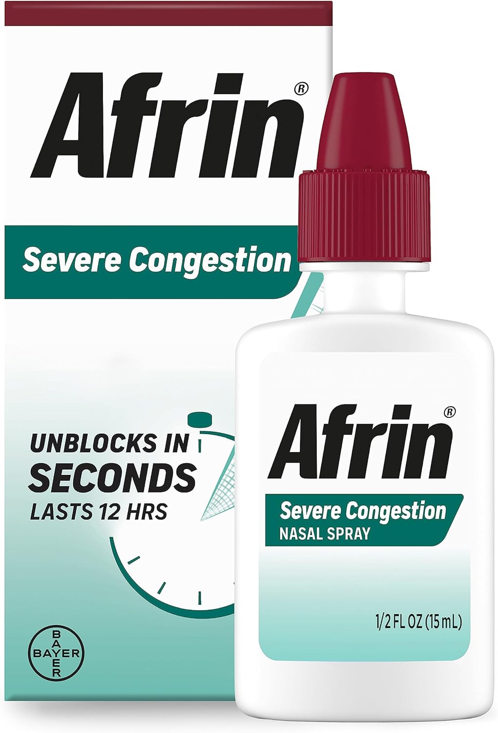AFRIN SPRAY SEVERE CONG W/MEN 15ML