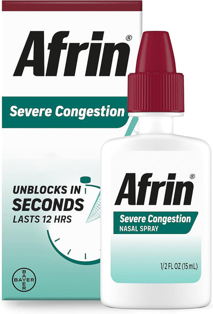 AFRIN SPRAY SEVERE CONG W/MEN 15ML