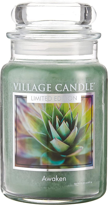 Village Candle Large Apothecary Jar Candle - Inner Peace