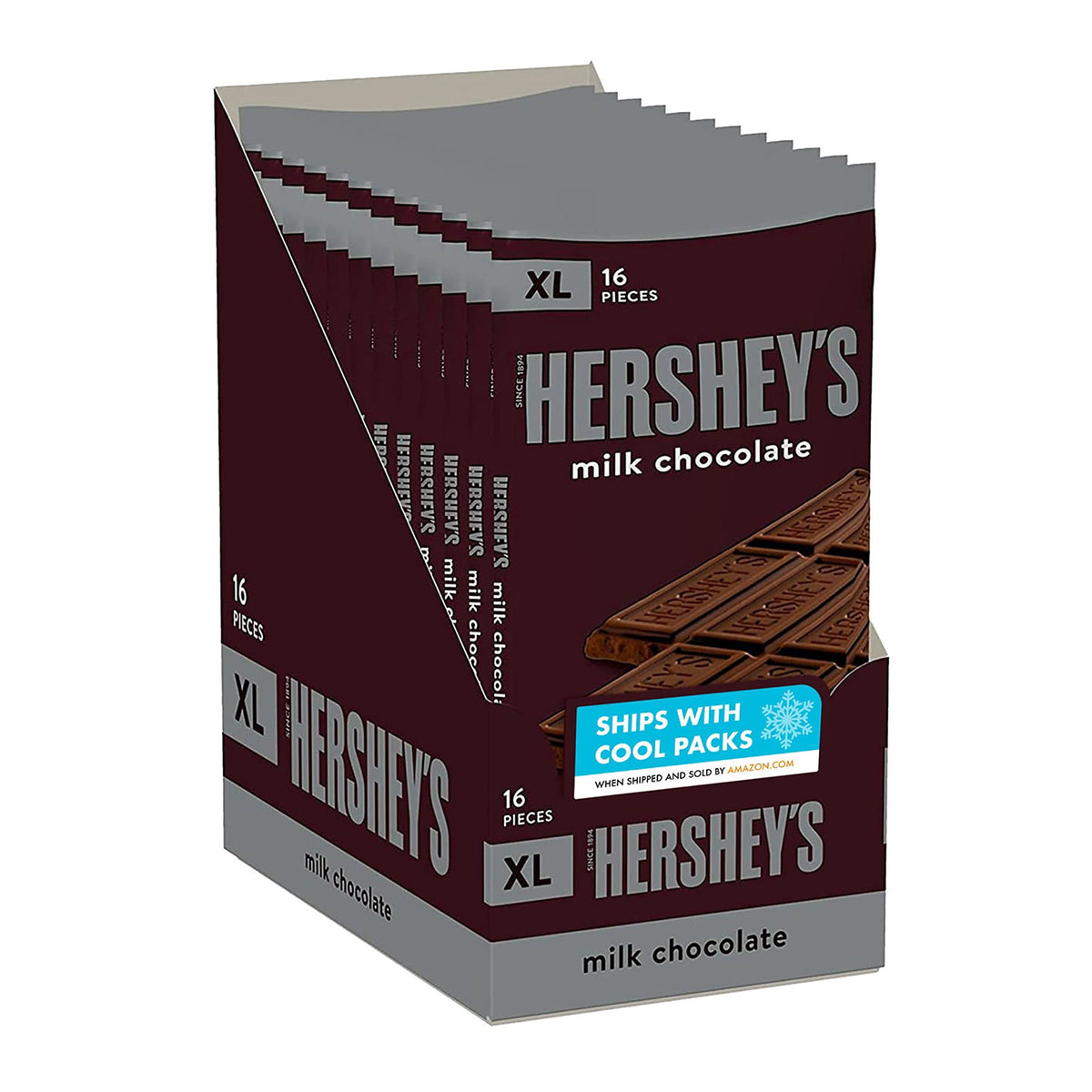 HERSHEYS MILK 18X2.6OZ KG SZ