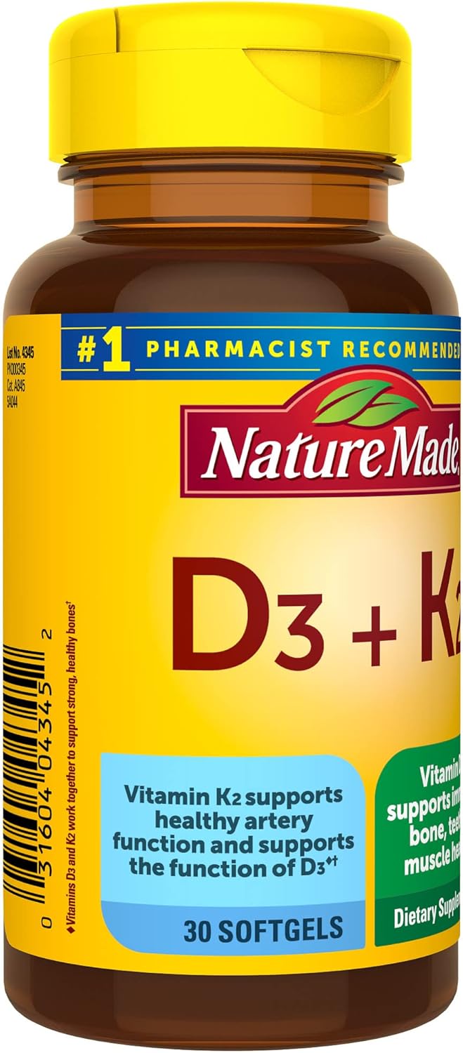 VIT D3 + K2 SGC 30CT NAT MADE
