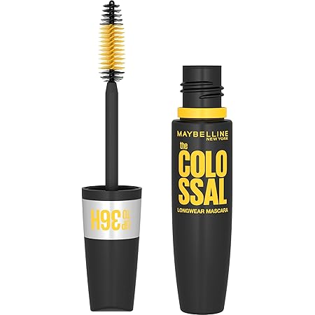 MAYBELLINE New York The Colossal Cat Eyes Washable Mascara, 233 Glam Black, 0.31 oz