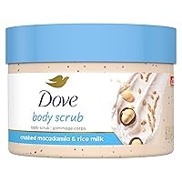 DOVE BODY SCRUB MACADAMIA   15Z