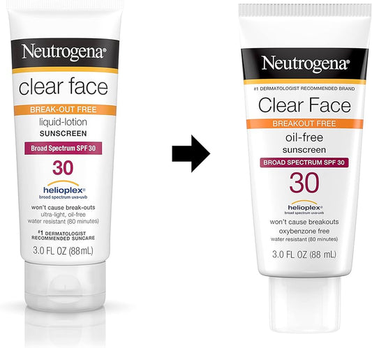 NEUT CLEAR FACE OLF LT 88ML SPF50