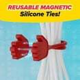 BulbHead Ruby Holding Hands Silicone Zip Ties