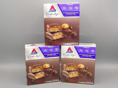 ATKINS ENDULGE BAR,5PK,CHOC CARM