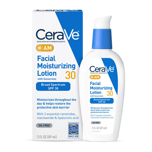 Cerave Moisturizing Facial Lotion Pm 3oz Oil Free