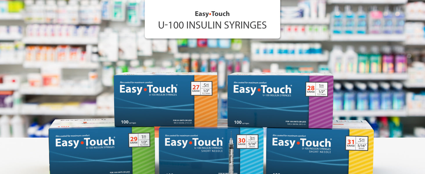 EASYTOUCH HYPO NEEDLE 23GX1IN 100CT