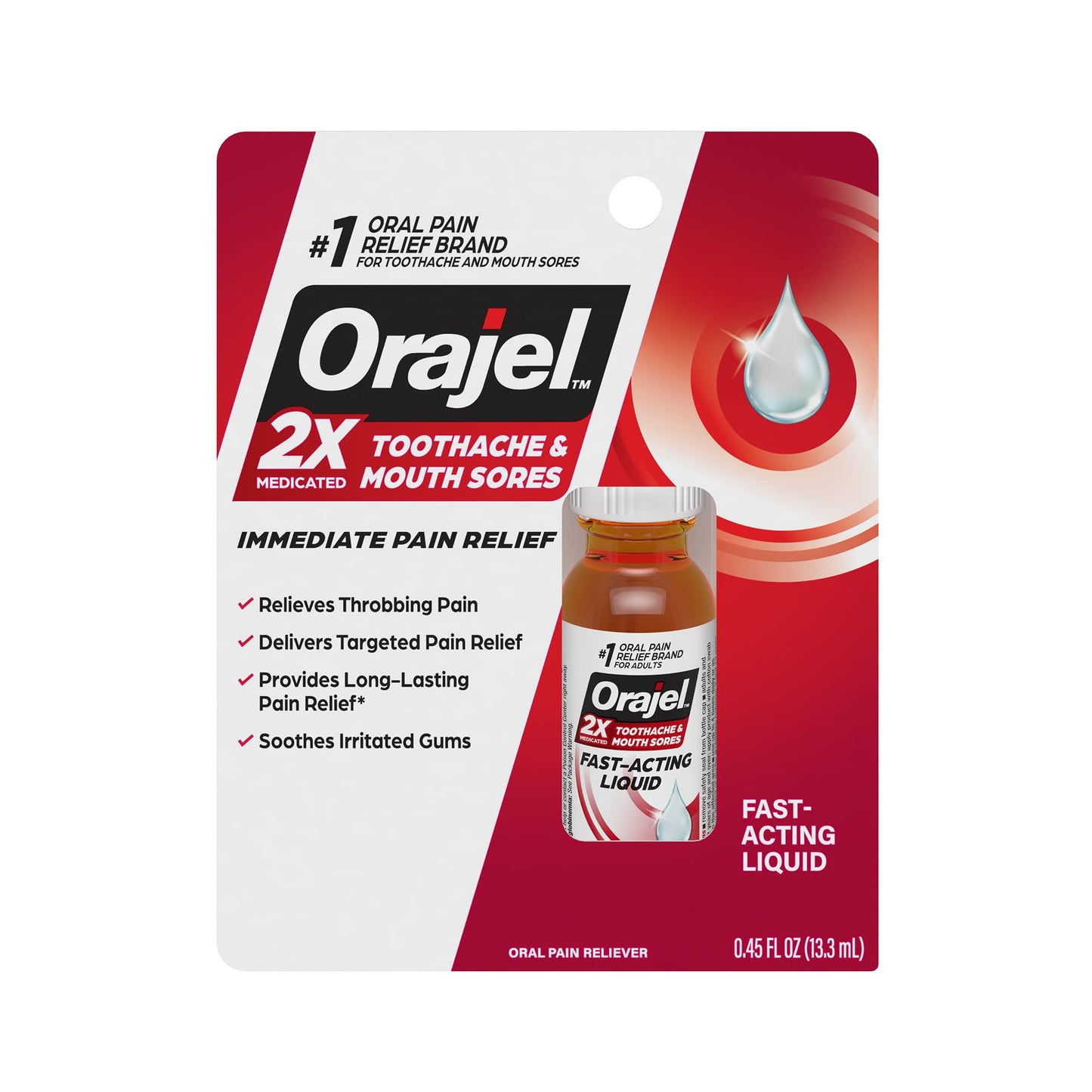 ORAJEL TOOTHACHE LQ 473ML MNT