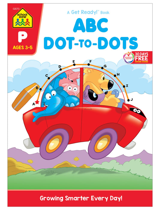 School Zone An Activity Zone Book Dot-To-Dots Numbers