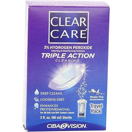 CLEAR CARE DISINFECTING TRAVEL PK 3OZ